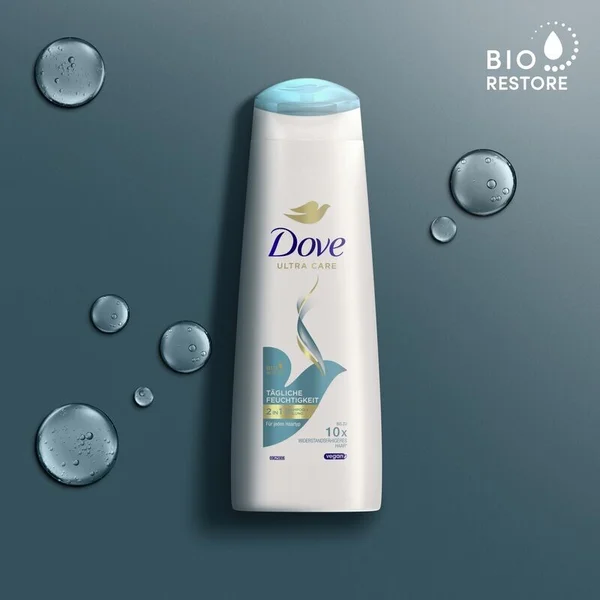 Dove Daily Moisture 2 In 1 Shampoo and Conditioner - 250ml