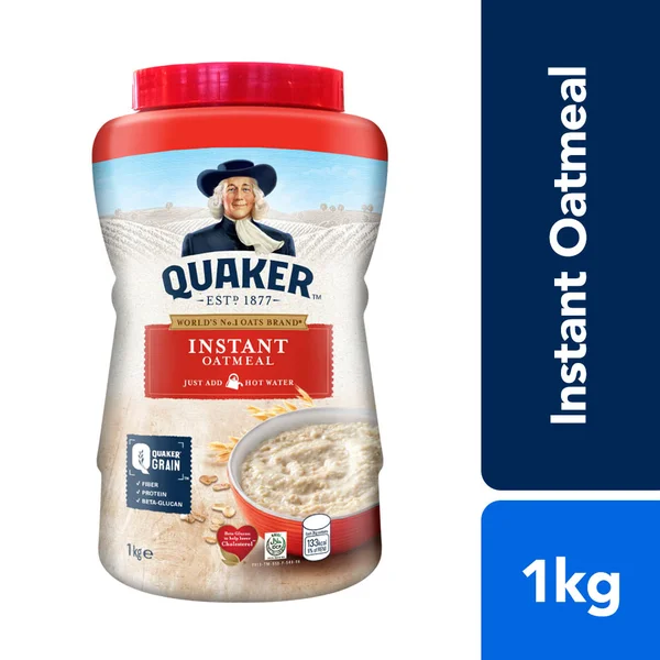 Oat Quaker , Instant Oatmeal Jar