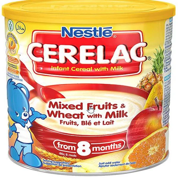 Nestle Cerelac Mixed Fruits & Wheat Fruits, ble With Milk (From 12 Month) - 400g